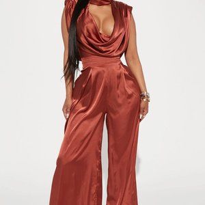 Leann Satin Jumpsuit